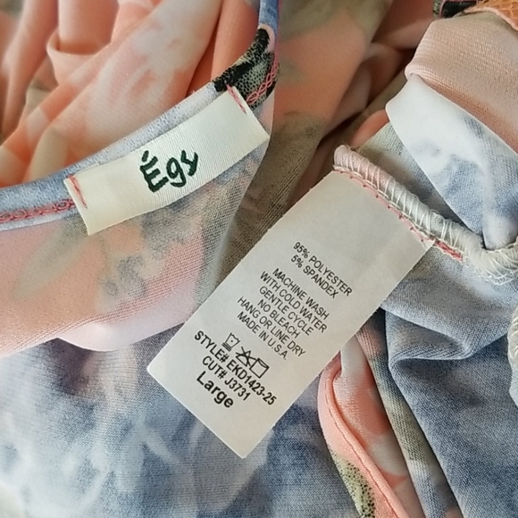 EGS 😘by Éloges Peach Floral Maxi SUMMER Dress in Coral Pink - Picture 11 of 13